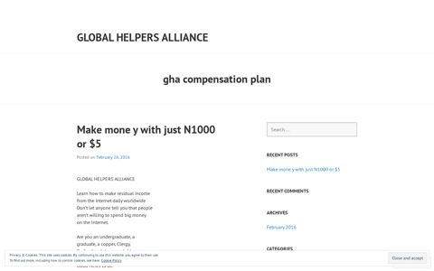 gha compensation plan – Global helpers alliance