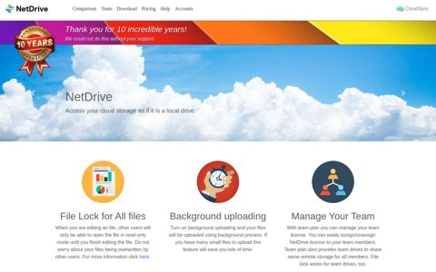 NetDrive - Mount your storage as local drive