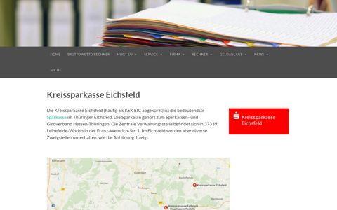 Kreissparkasse Eichsfeld, Immobilien & Bewertung/Erfahrungen