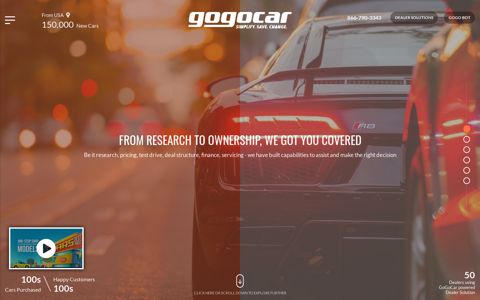 GoGoCar: Digital Retailing Storefront solutions for auto dealers