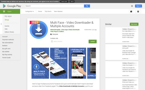 Multi Face - Video Downloader & Multiple Accounts - Apps on ...