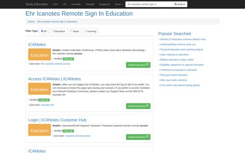 Ehr Icanotes Remote Sign In Education - Study Education