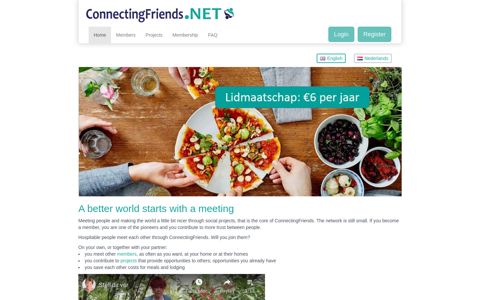 ConnectingFriends.NET | A better world starts with a meeting