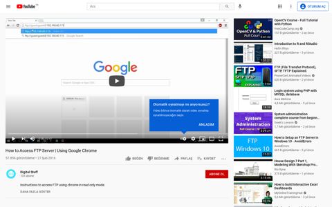 How to Access FTP Server | Using Google Chrome - YouTube