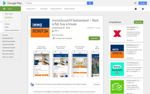 ImmoScout24 Switzerland – Rent a flat, buy a house - Apps op ...