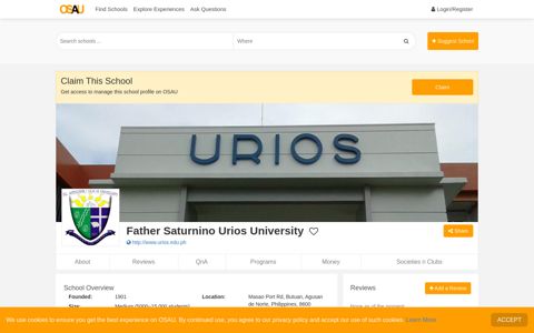 FSUU - Father Saturnino Urios University | Osau