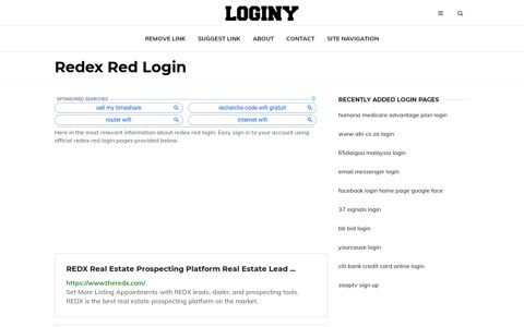 Redex Red Login ✔️ One Click Login - loginy.co.uk