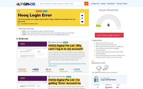 Hooq Login Error - Find Login Page of Any Site within Seconds!