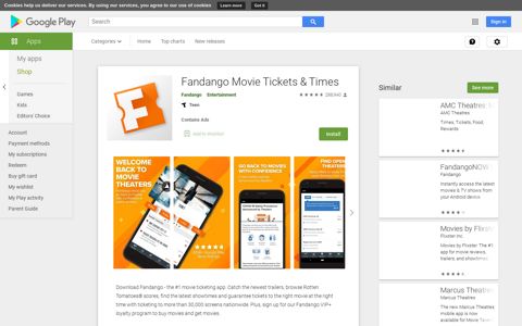 Fandango Movie Tickets & Times - Apps on Google Play