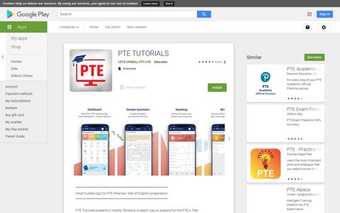 PTE TUTORIALS - Apps on Google Play