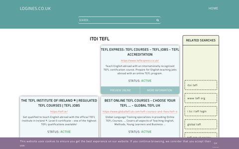 itoi tefl - General Information about Login - Logines UK
