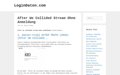 After We Collided Stream Ohne Anmeldung - LoginDaten.com