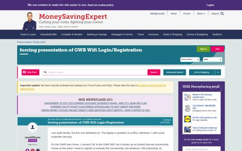 forcing presentation of GWR Wifi Login/Registration ...
