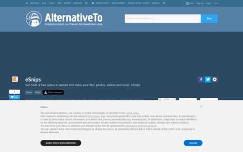 eSnips Alternatives and Similar Websites and Apps ...