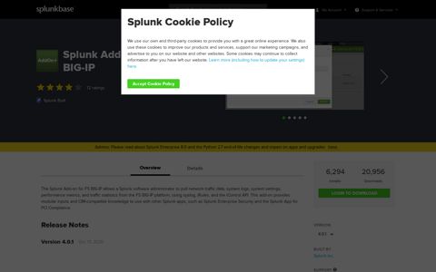 Splunk Add-on for F5 BIG-IP | Splunkbase