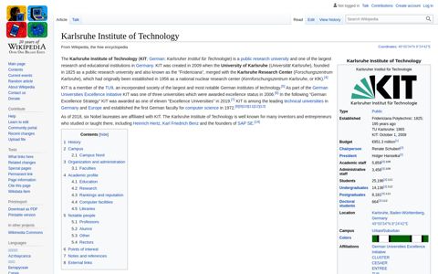 Karlsruhe Institute of Technology - Wikipedia