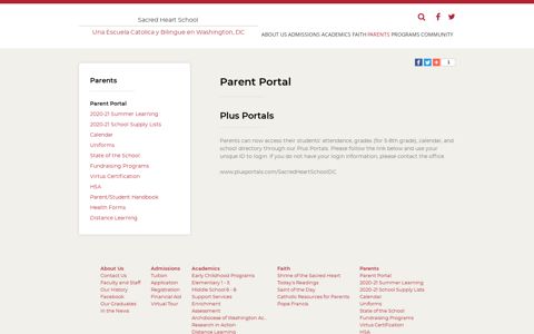 Parent Portal | Sacred Heart Bilingual Catholic School ...