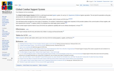 Global Combat Support System - Wikipedia