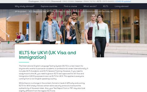 IELTS for UK Visa and Immigration, UKVI Test Dates, Fee ... - Idp