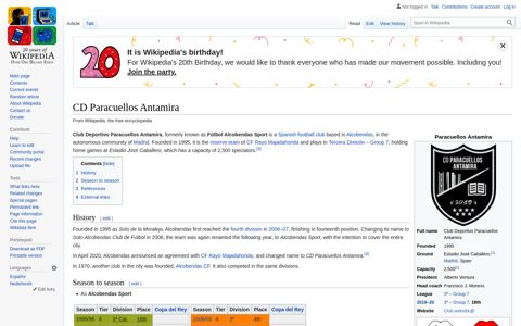 CD Paracuellos Antamira - Wikipedia