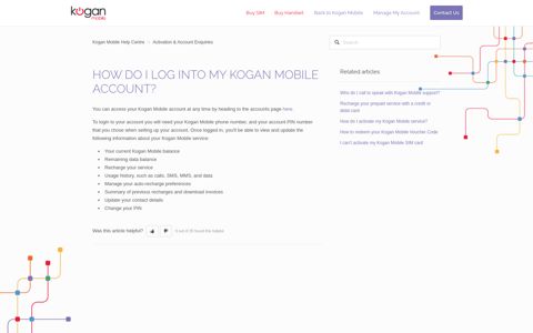 How do I log into my Kogan Mobile account? – Kogan Mobile ...