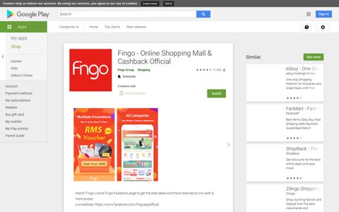 Fingo - Online Shopping Mall & Cashback Official - Apps on ...