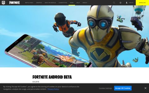 Fortnite Android Beta - Epic Games Store