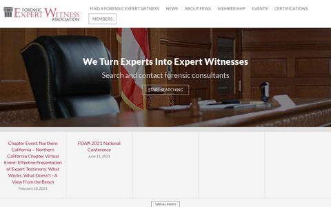 Forensic Expert Witness Association: Home