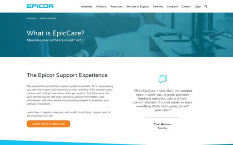 What is EpicCare? | Epicor US | Epicor U.S.