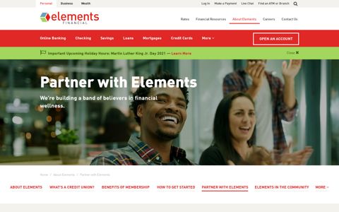 Partner with Elements | Elements Financial