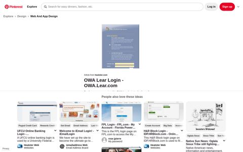 OWA Lear Login - OWA.Lear.com | Check email, Login, Website