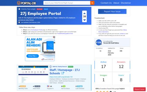 27j Employee Portal