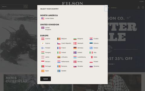 Filson EU | Quality American Heritage Outerwear, Clothing ...
