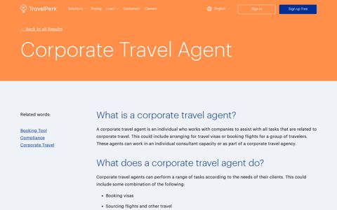Corporate Travel Agent | The Travelperk Corporate Travel ...