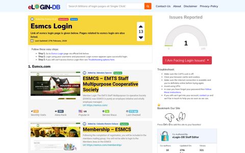 Esmcs Login - A database full of login pages from all over the ...