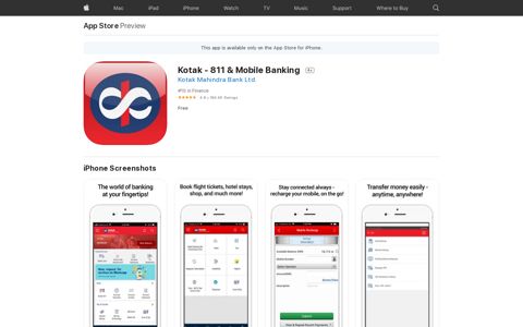 ‎Kotak - 811 & Mobile Banking on the App Store