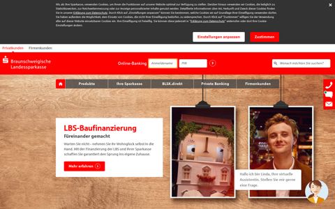 Braunschweigische Landessparkasse: Internet-Filiale
