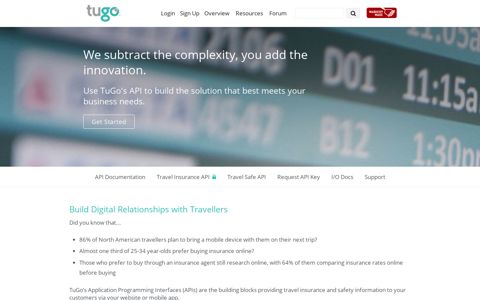 TuGo API - Welcome to the TuGo Developer Portal