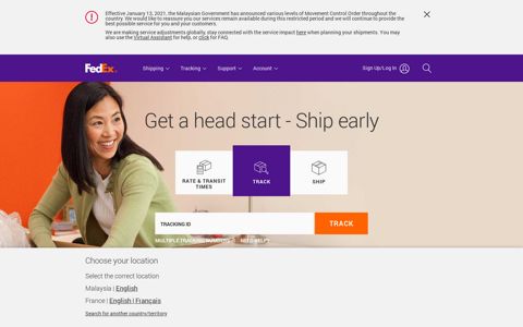 Express Delivery, Courier & Shipping Services | FedEx Malaysia