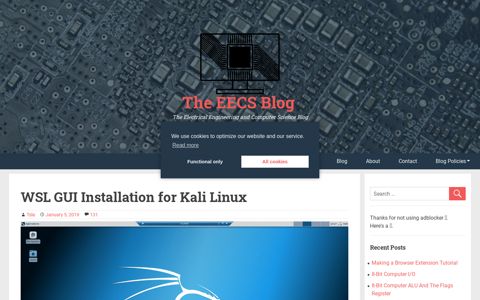Kali Linux GUI Installation Windows Subsystem for Linux - The ...