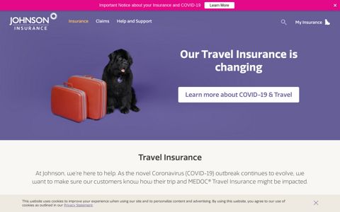 MEDOC® Travel Insurance | Johnson Insurance