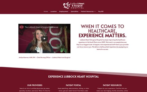 Lubbock Heart Hospital: Home
