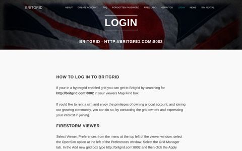Login - Britgrid