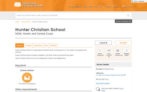 Hunter Christian School | Good Schools Guide
