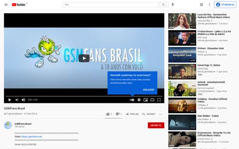 GSMFans Brasil - YouTube