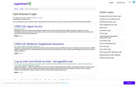 Gpm Insurance Login GPM Life Agent Access - http ...