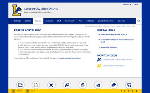 Parent & Student Portal / Parent Portal - Lockport City School ...
