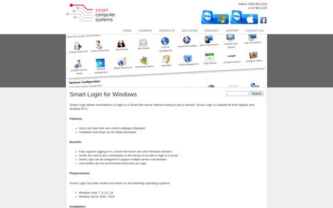 Smart Login for Windows - Smart Computers Systems Ltd.