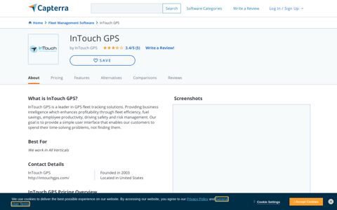 InTouch GPS Reviews and Pricing - 2020 - Capterra