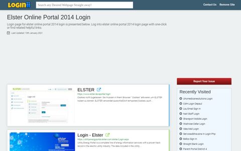 Elster Online Portal 2014 Login - Loginii.com